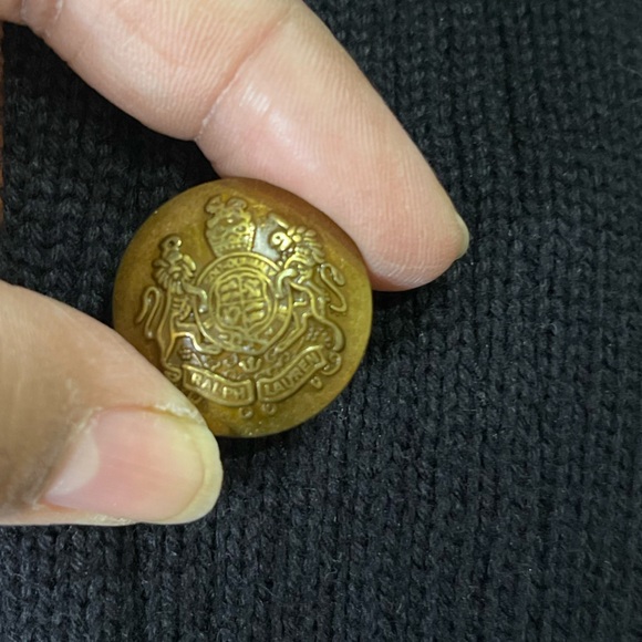 Vintage LRL 1X single breasted blazer. Gold vintage engraved buttons old money - Picture 5 of 10